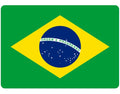 Brazil Flag 100% waterproof  vinyl sticker decal - many sizes available