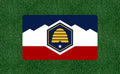 New 2023 Utah State Flag 100% waterproof sticker decal - many sizes available