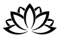 Lotus Blossom flower vinyl sticker decal - many sizes / colors available