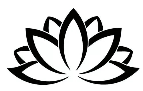 Lotus Blossom flower vinyl sticker decal - many sizes / colors available