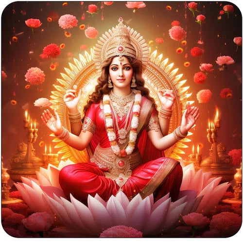 Hindu Goddess Lakshmi / Laxmi vinyl sticker - many sizes available