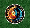Celestial sun kissing moon 100% waterproof vinyl sticker decal - many sizes