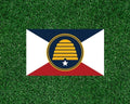 Utah Original State Flag 100% waterproof sticker decal - many sizes available