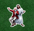 Jesus Dancing with Bernie S 100% waterproof vinyl sticker decal - several sizes