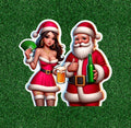 Bad Santa 100% waterproof vinyl sticker decal - several sizes available