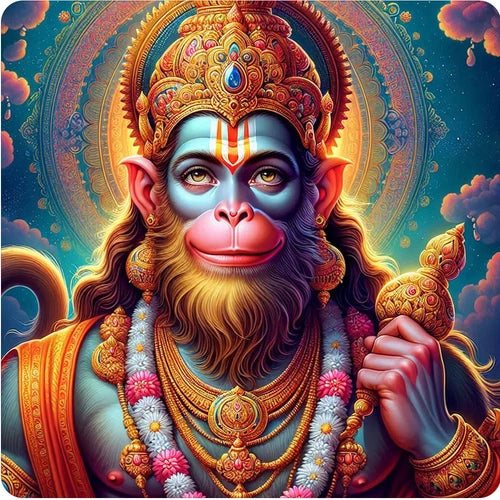 Hindu God Lord Hanuman 100% waterproof vinyl sticker decal - many sizes