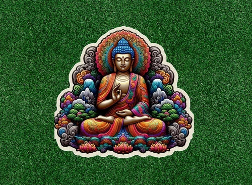 The Buddha Siddhartha Gautama 100% waterproof vinyl sticker decal - many sizes