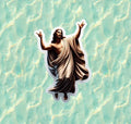 Dancing Jesus 100% waterproof vinyl sticker decal - several sizes available