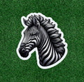 Beautiful Zebra  100% waterproof vinyl sticker decal - many sizes available