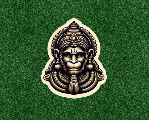 Hindu God Lord Hanuman 100% waterproof vinyl sticker decal - many sizes