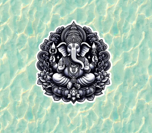 Hindu God Lord Ganesh / Ganesha 100% waterproof vinyl sticker decal- many sizes