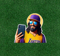 Jesus is an LA Fan 100% waterproof vinyl sticker decal - many sizes available