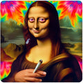 Mona Lisa is stoned 100% waterproof vinyl sticker decal - several sizes