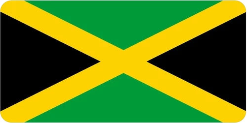 Jamaica Flag 100% waterproof  vinyl sticker decal - many sizes available