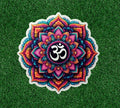 Om mandala design Indian prayer symbol waterproof vinyl sticker - many sizes