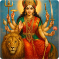 Hindu Goddess Durga vinyl decal sticker - many sizes available