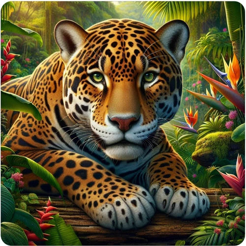 Beautiful Jaguar 100% waterproof vinyl sticker decal - many sizes available