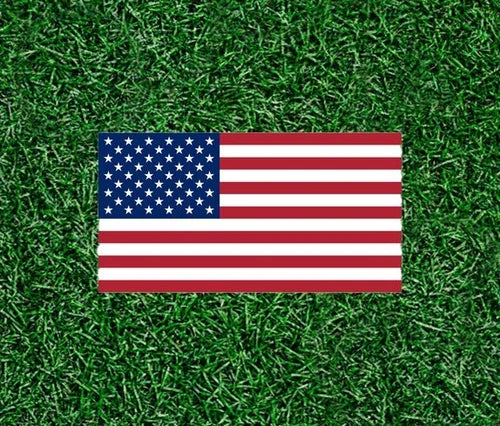 United States Flag 100% waterproof vinyl sticker decal - many sizes available