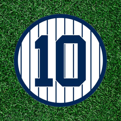Yankees Phil Rizzuto #10 100% waterproof vinyl sticker decal - several sizes
