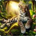Beautiful Leopard 100% waterproof vinyl sticker decal - many sizes available