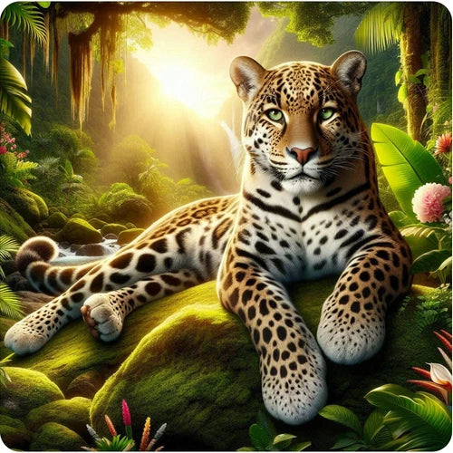 Beautiful Leopard 100% waterproof vinyl sticker decal - many sizes available