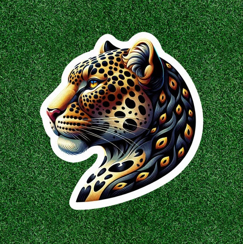 Beautiful Leopard 100% waterproof vinyl sticker decal - many sizes available