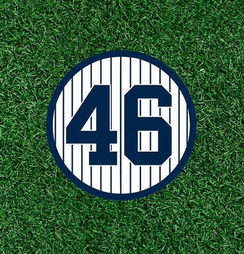 Yankees Andy Pettitte #46  100% waterproof vinyl sticker decal - several sizes