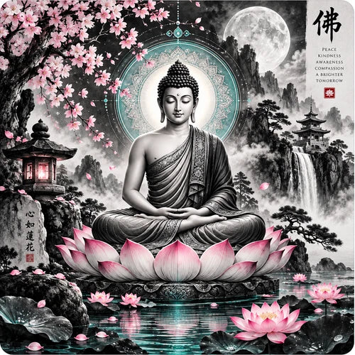 The Buddha Siddhartha Gautama 100% waterproof vinyl decal sticker - many sizes