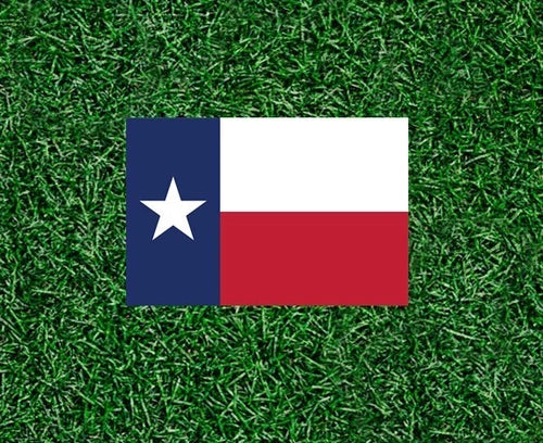 Texas State Flag 100% waterproof sticker decal - many sizes available
