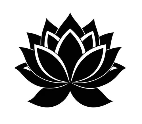 Lotus Blossom flower vinyl sticker decal - many sizes / colors available