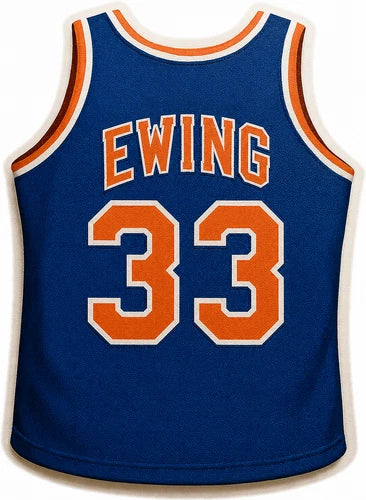 Knicks Patrick Ewing #33 100% waterproof vinyl sticker decal - several sizes