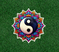 Yin Yang Mandala design 100% waterproof  vinyl sticker decal - many sizes