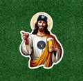 Jesus is a Brewers fan! 100% waterproof vinyl sticker decal - several sizes