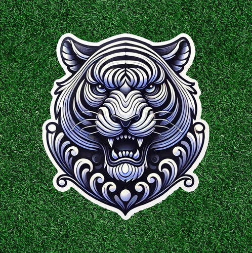 Beautiful Bengal white tiger 100% waterproof vinyl sticker decal - many sizes