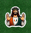 Hurricane Jesus - 100% waterproof vinyl sticker decal - several sizes