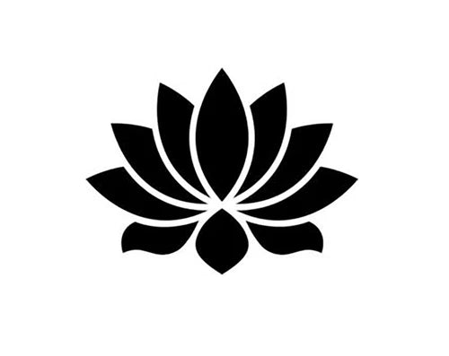 Lotus Blossom flower vinyl sticker decal - many sizes / colors available