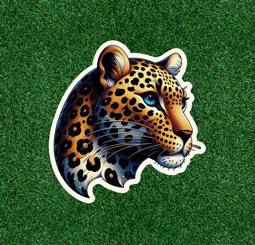 Beautiful Leopard 100% waterproof vinyl sticker decal - many sizes available