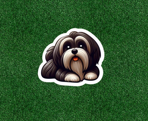 Cute Havanese dog 100% waterproof vinyl sticker decal - many sizes available