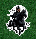 Halloween scary pumpkin head 100% waterproof sticker decal - several sizes