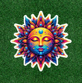 Beautiful Celstial Sun 100% waterproof vinyl sticker decal - many sizes