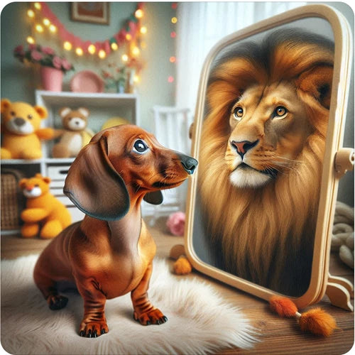 Cute little dachshund doxie dog 100% waterproof vinyl sticker decal - many sizes