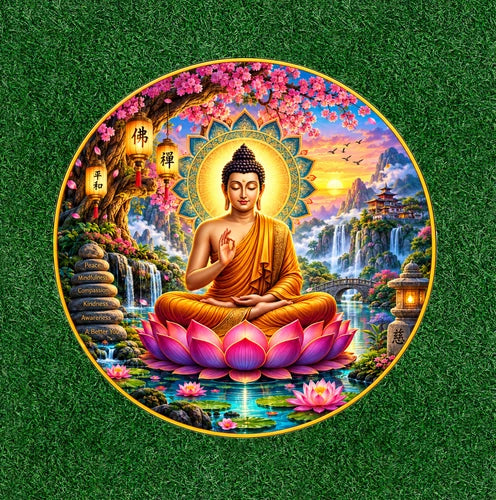 The Buddha Siddhartha Gautama 100% waterproof vinyl decal sticker - many sizes