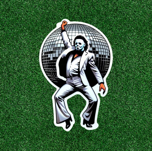 Michael Myers dancing 100% waterproof vinyl sticker decal - several sizes
