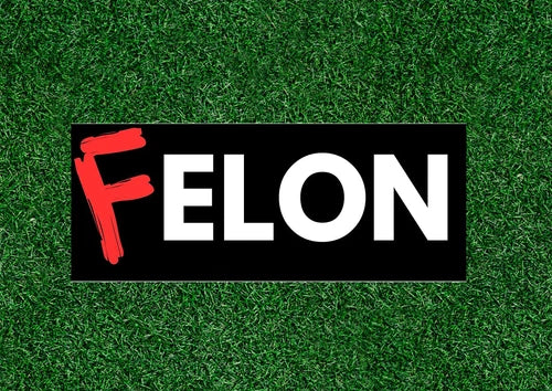 F ELON - 100% waterproof vinyl sticker decal - many sizes available
