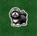 Cute Havanese dog 100% waterproof vinyl sticker decal - many sizes available