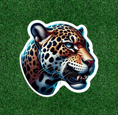 Beautiful Jaguar 100% waterproof vinyl sticker decal - many sizes available