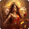 Hindu Goddess Durga vinyl decal sticker - many sizes available