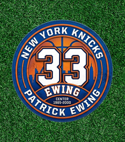 Knicks Patrick Ewing #33 100% waterproof vinyl sticker decal - several sizes