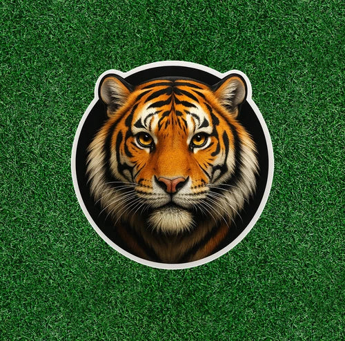 Beautiful Bengal tiger 100% waterproof vinyl sticker decal- many sizes available
