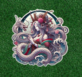 Japanese Sun Goddess Amaterasu 100% waterproof vinyl decal sticker - many sizes